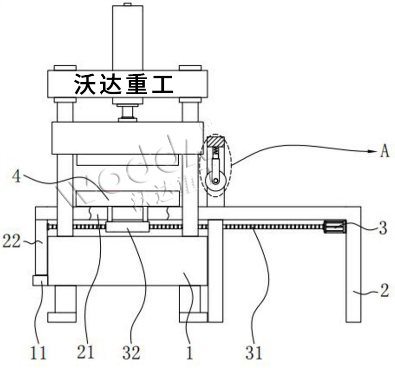 帶移動(dòng)工作臺(tái)的汽車內(nèi)飾成型液壓機(jī) 帶移動(dòng)工作臺(tái)的汽車內(nèi)飾成型液壓機(jī)