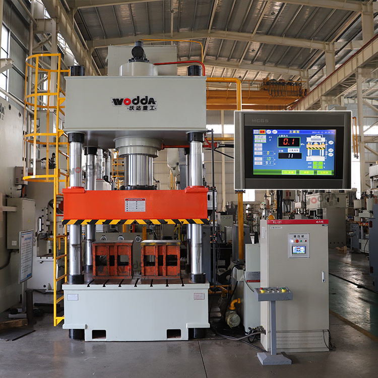 500噸三梁四柱液壓機(jī)(圖1) 500噸三梁四柱液壓機(jī)