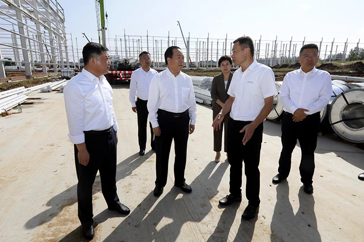 市委書記王廣部一行現(xiàn)場視察指導工作 市委書記王廣部一行現(xiàn)場視察指導工作